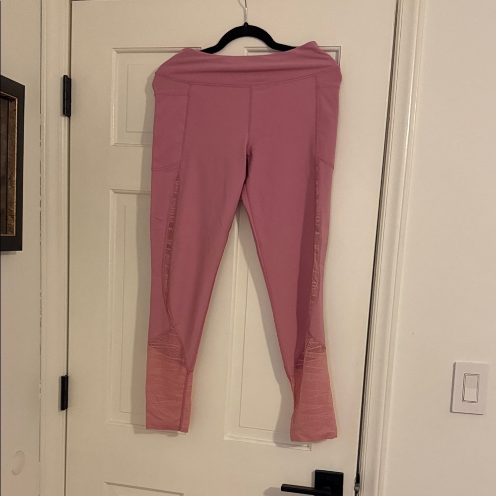 Victoria's Secret Rose Mesh Leggings